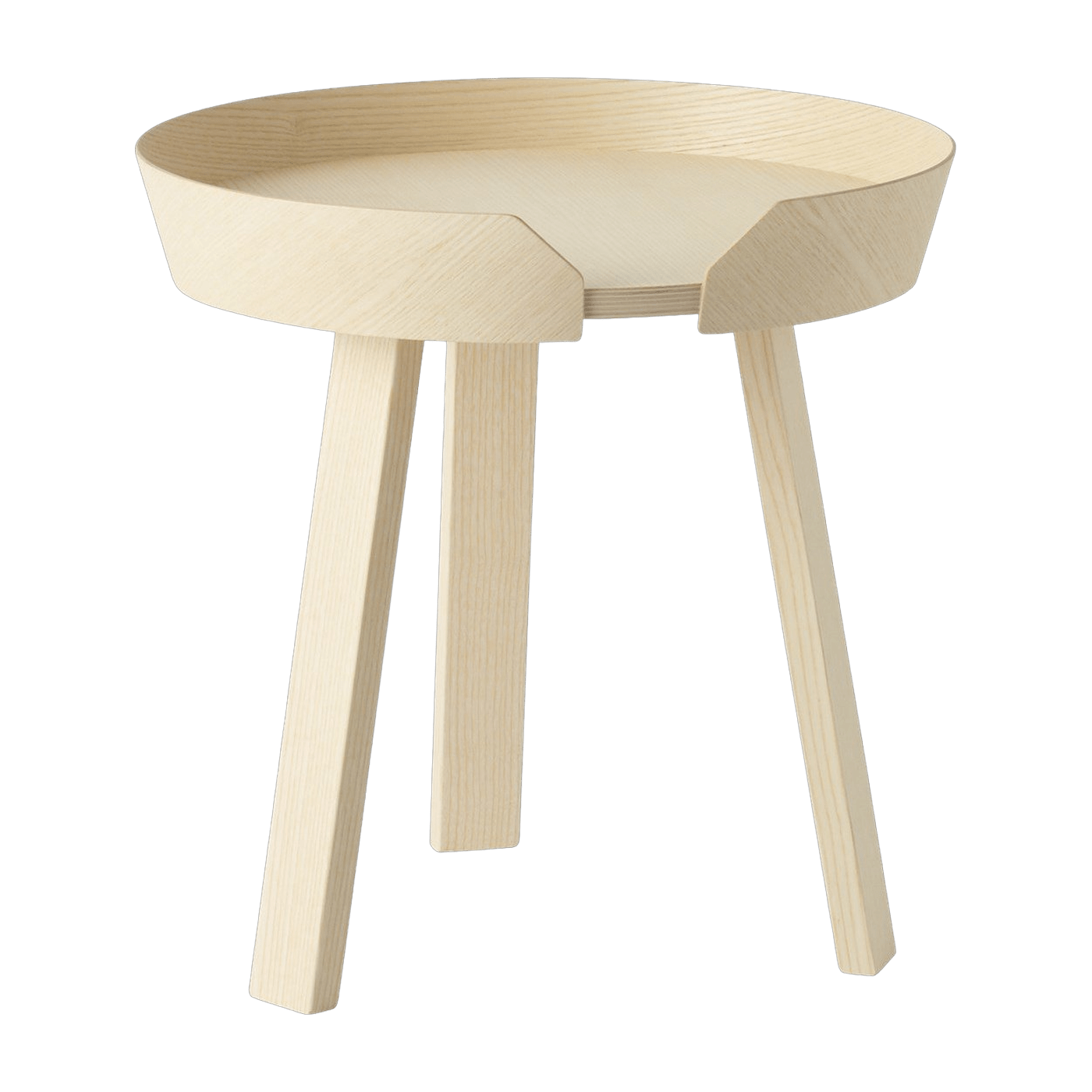 Table d'appoint en frêne 45 cm Around - Muuto - The Cool Republic