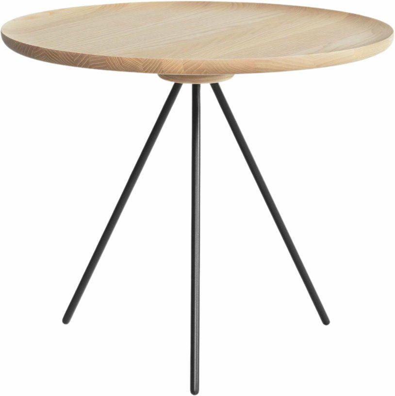 Table d'appoint en frêne et piètement noir 43 cm Key - Hem - The Cool Republic
