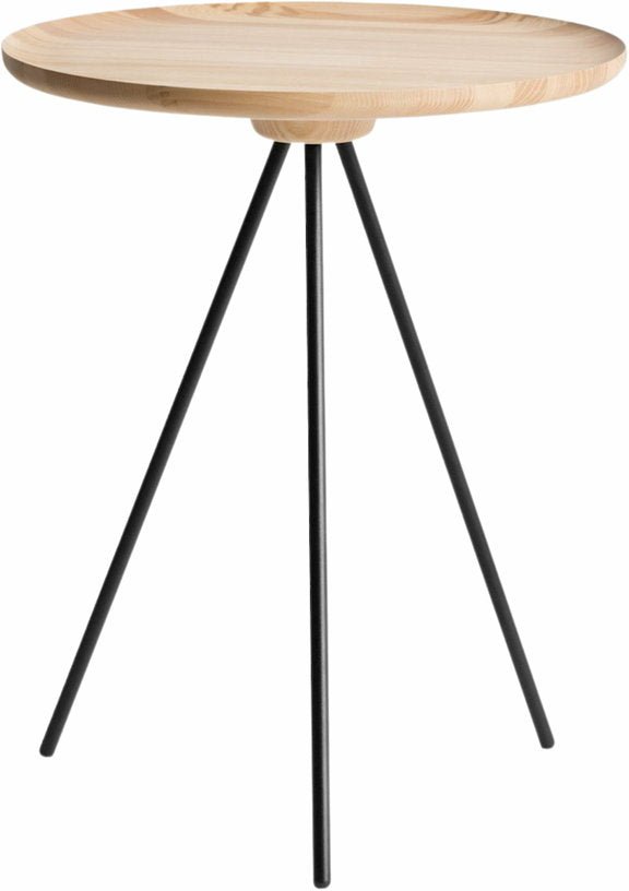 Table d'appoint en frêne et piètement noir 51 cm Key - Hem - The Cool Republic