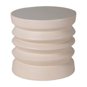 Stoneware Side Table Cream - HKLIVING - The Cool Republic