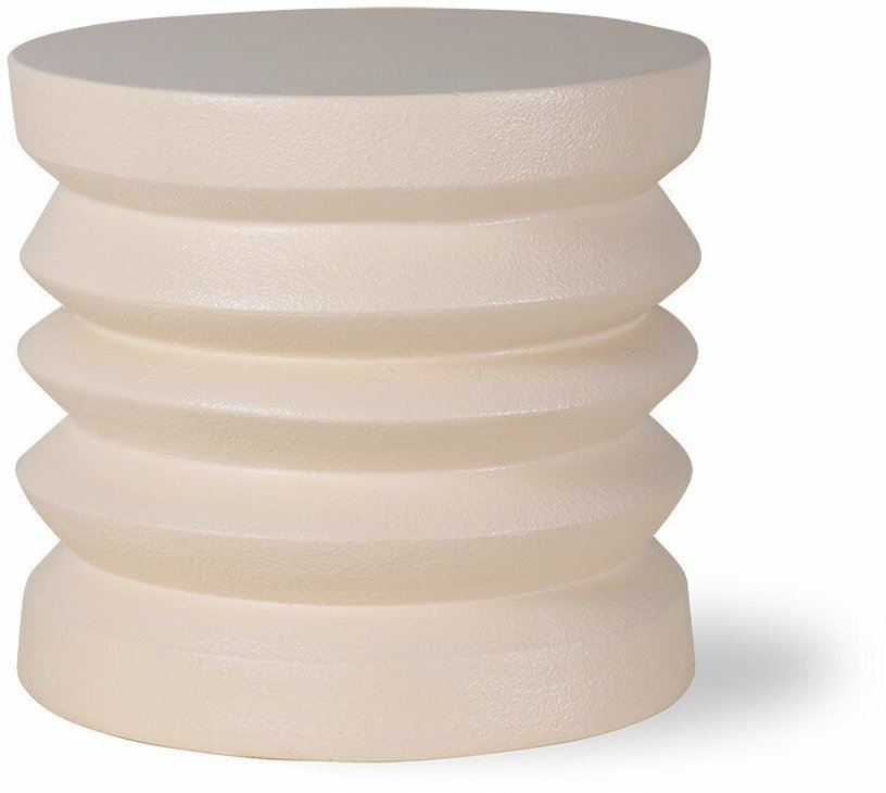Table d'appoint en grès crème - HKLIVING - The Cool Republic