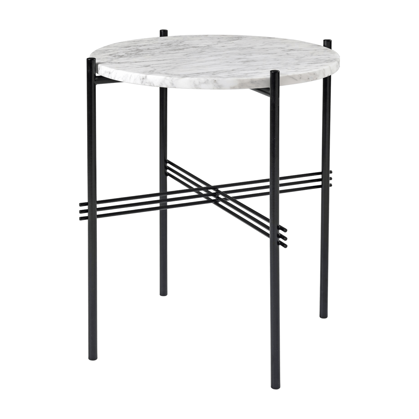 Table d'appoint en marbre blanc 40 cm TS - Gubi - The Cool Republic