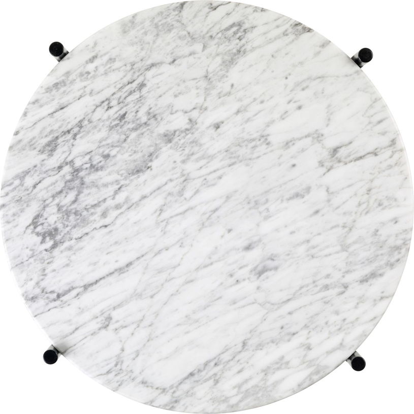 Table d'appoint en marbre blanc 40 cm TS - Gubi - The Cool Republic