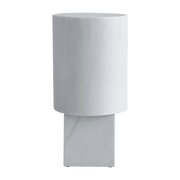Column white side table in marbre - 101 Copenhagen - The Cool Republic