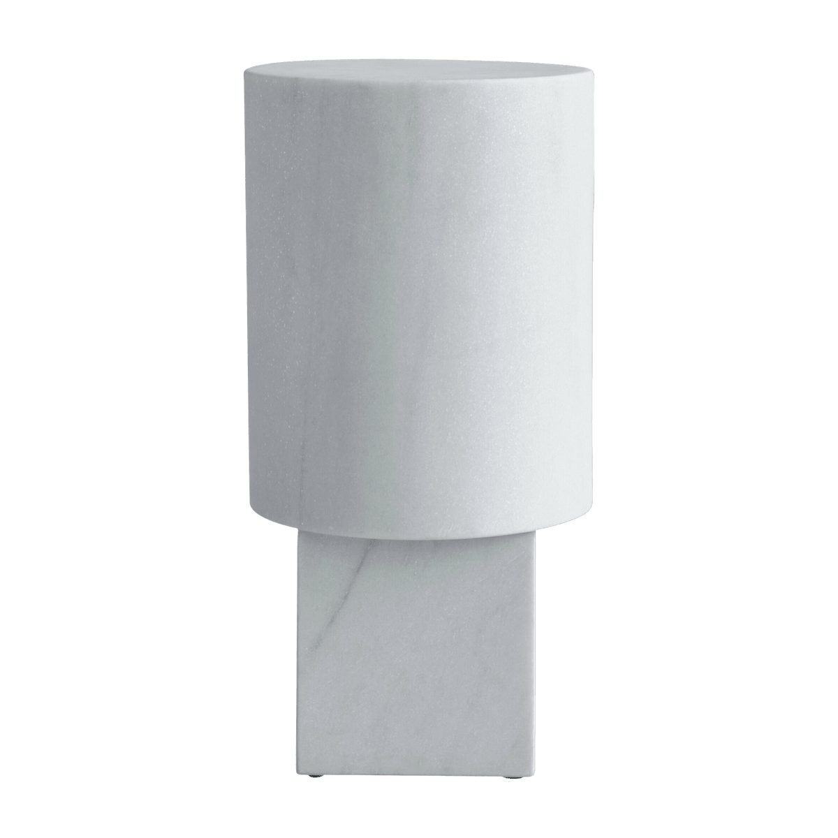 Column white side table in marbre - 101 Copenhagen - The Cool Republic