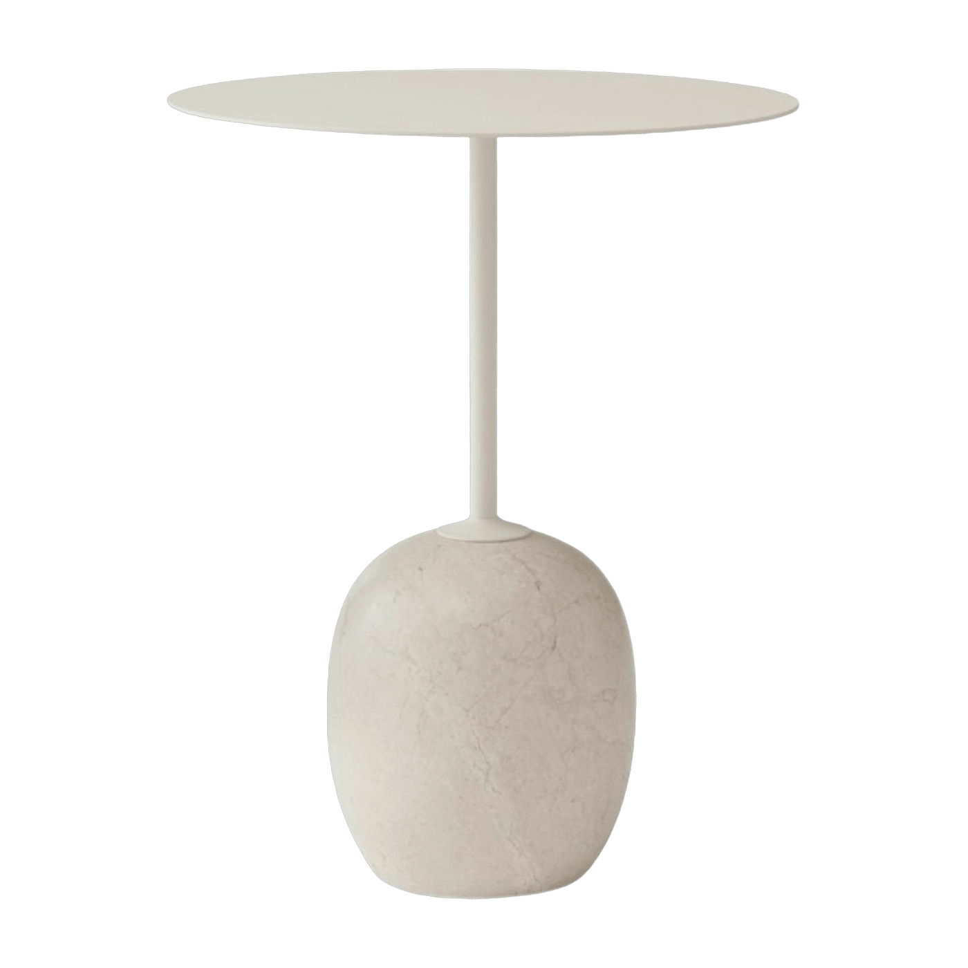 Table d'appoint en marbre blanc Lato LN8 - &tradition - The Cool Republic