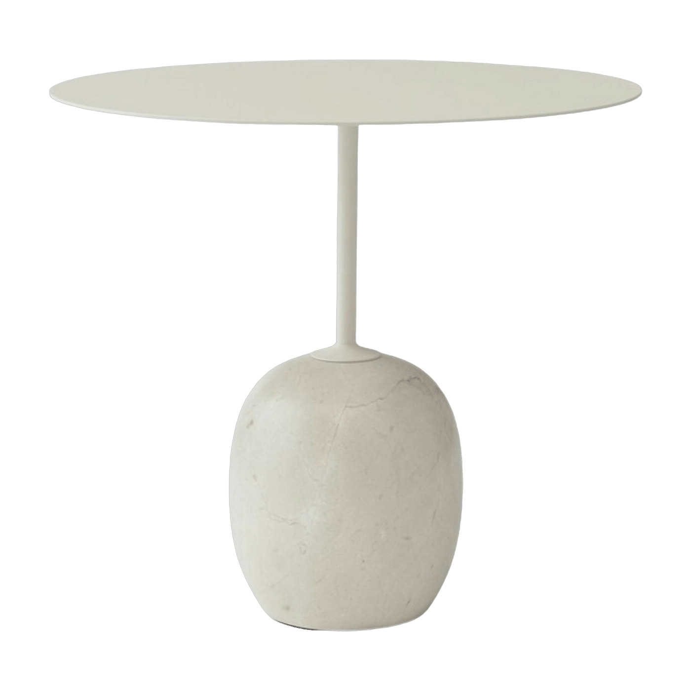 Table d'appoint en marbre blanc Lato LN9 - &tradition - The Cool Republic