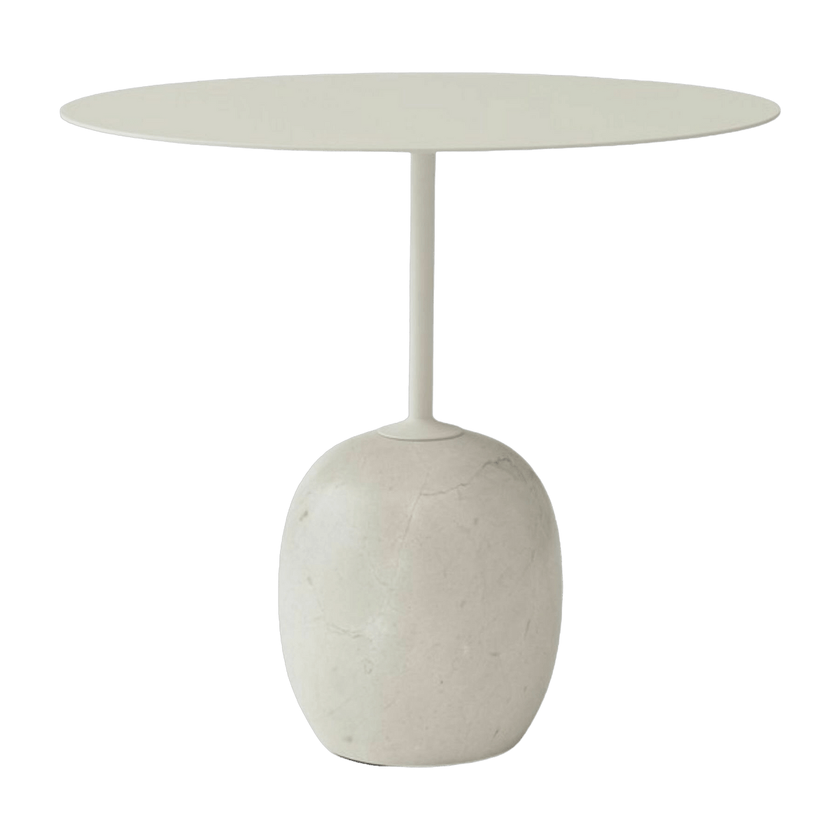 Table d'appoint en marbre blanc Lato LN9 - &tradition - The Cool Republic