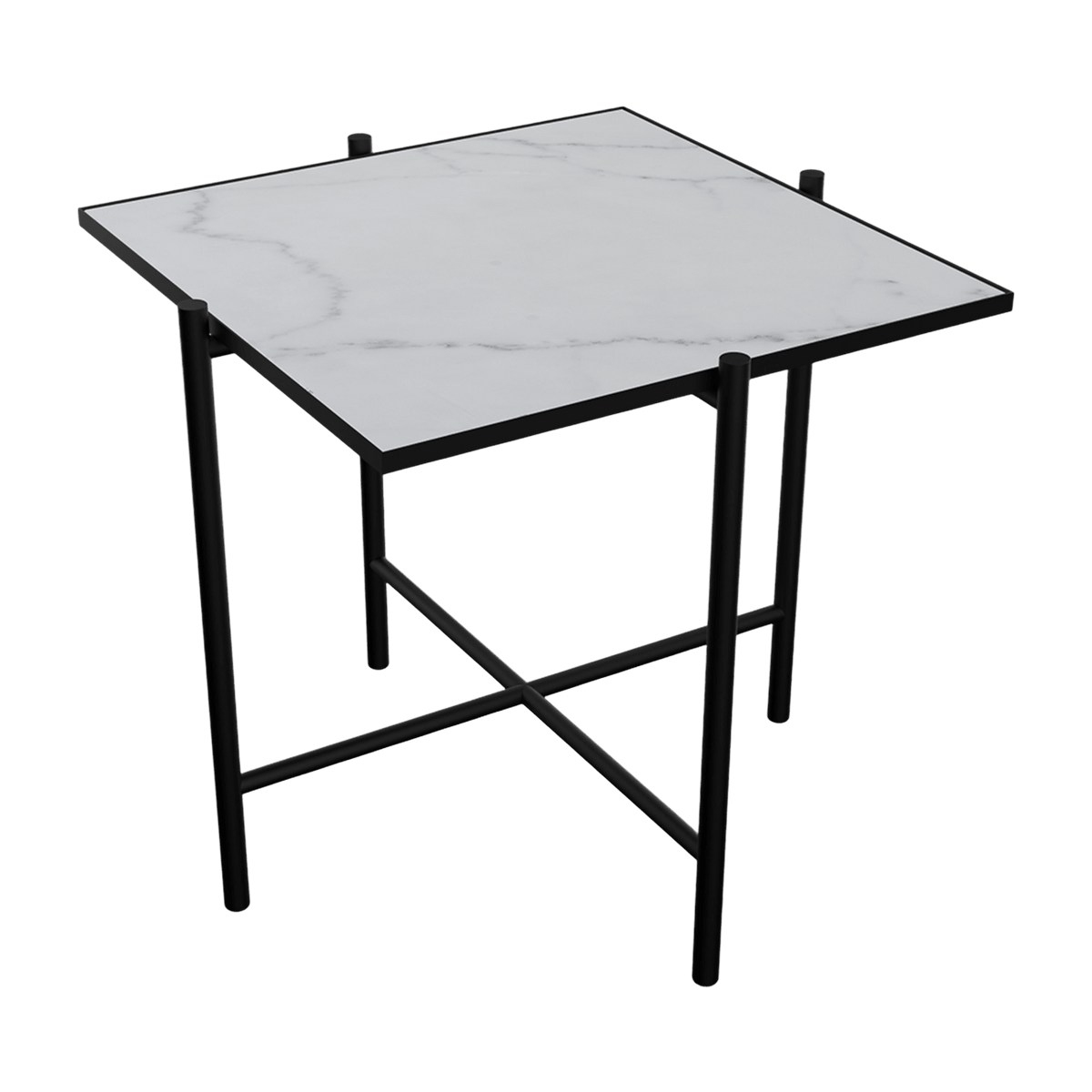 Table d'appoint en marbre blanc Original Side - HANDVÄRK - The Cool Republic