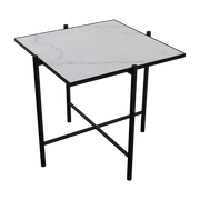 Table d'appoint en marbre blanc Original Side - HANDVÄRK - The Cool Republic