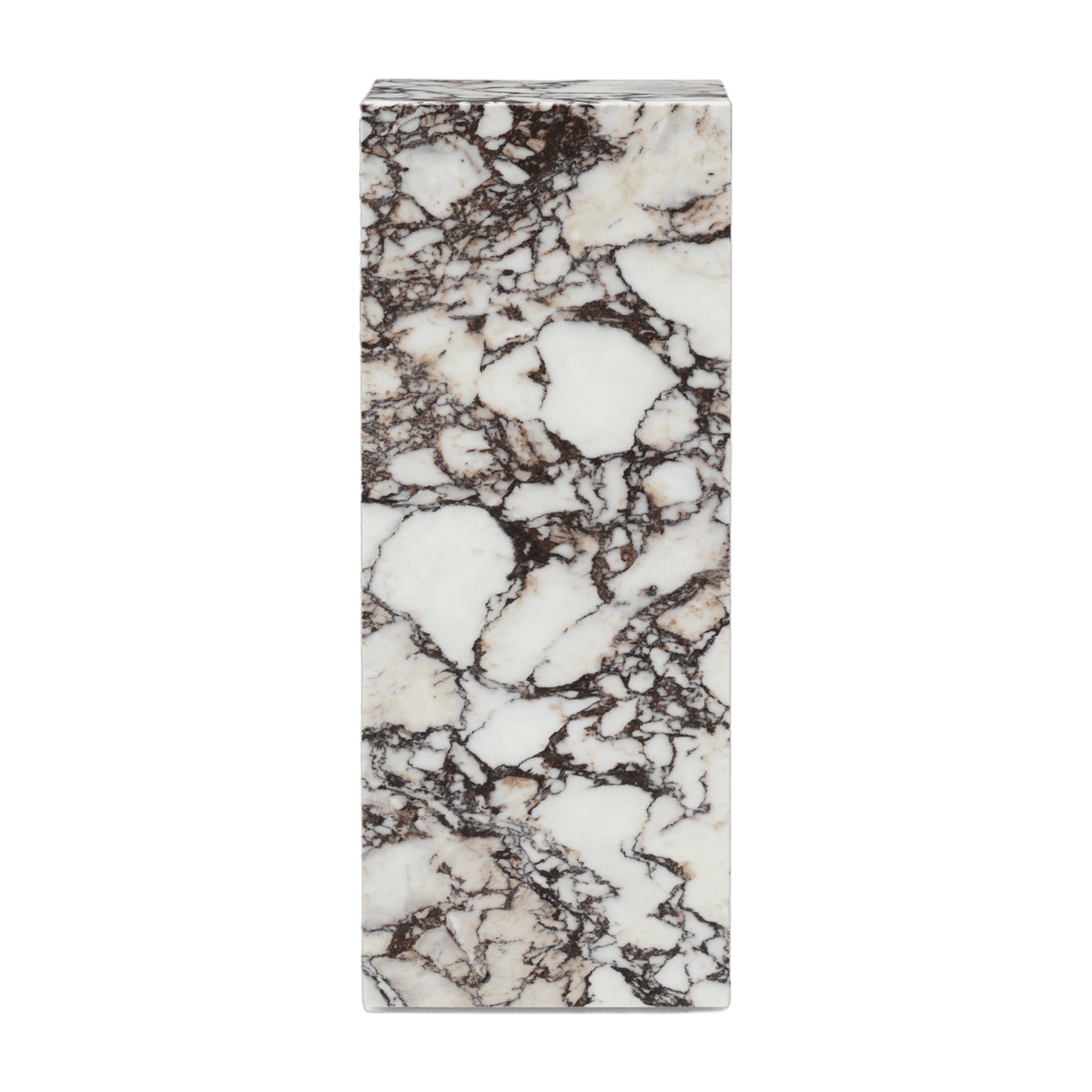 Table d'appoint en marbre calacatta viola 30 x 75 cm Plinth Pedestal - Audo - The Cool Republic