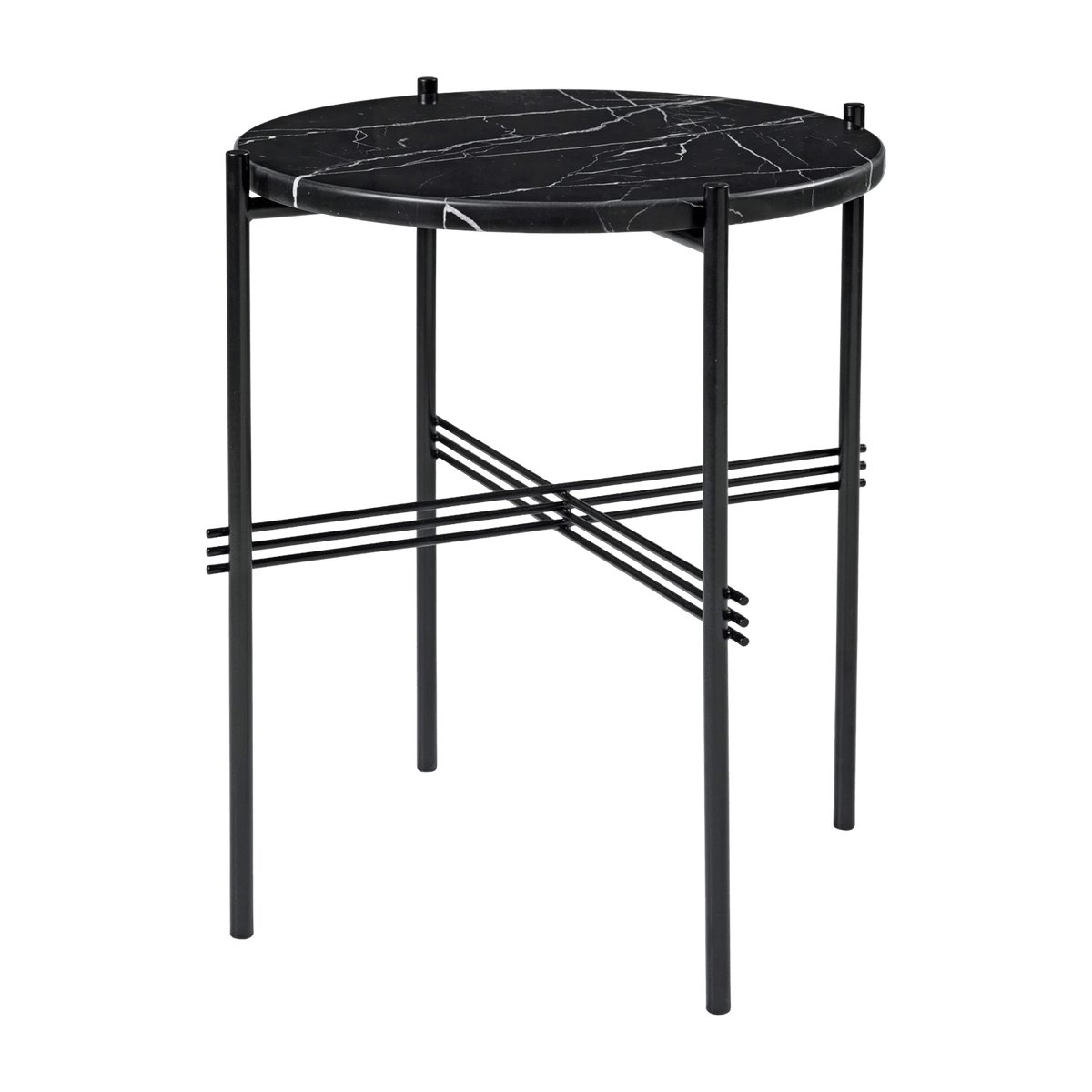 Table d'appoint en marbre noir 40 cm TS - Gubi - The Cool Republic