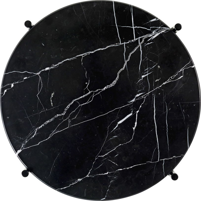 Table d'appoint en marbre noir 40 cm TS - Gubi - The Cool Republic