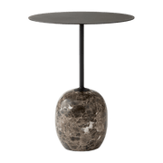 Table d'appoint en marbre noir Lato LN8 - &tradition - The Cool Republic