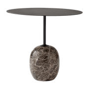Table d'appoint en marbre noir Lato LN9 - &tradition - The Cool Republic