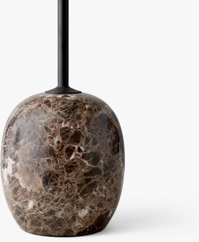 Table d'appoint en marbre noir Lato LN9 - &tradition - The Cool Republic