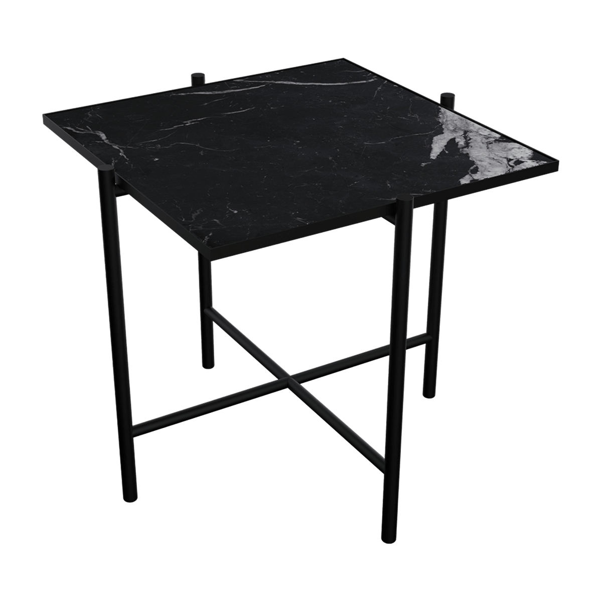 Table d'appoint en marbre noir Original Side - HANDVÄRK - The Cool Republic