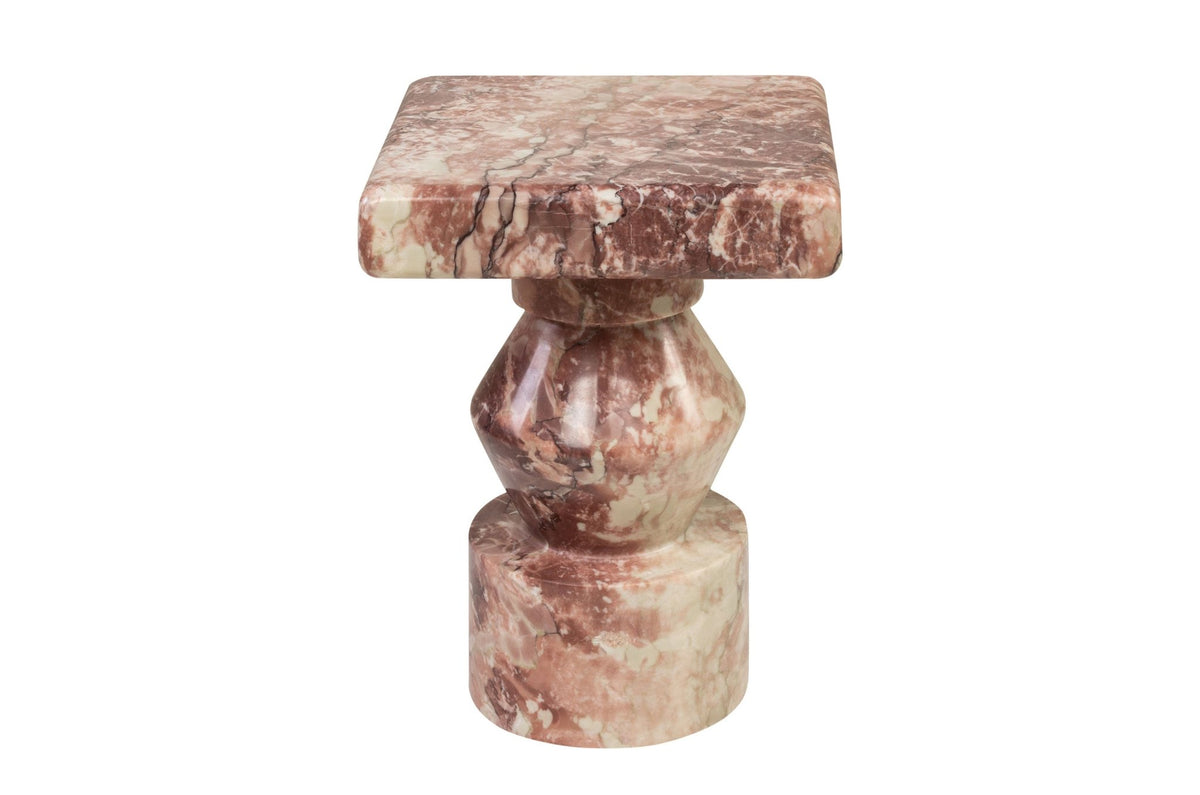 Table d'appoint en marbre rose 30,5x37cm Ghia - Versmissen - The Cool Republic