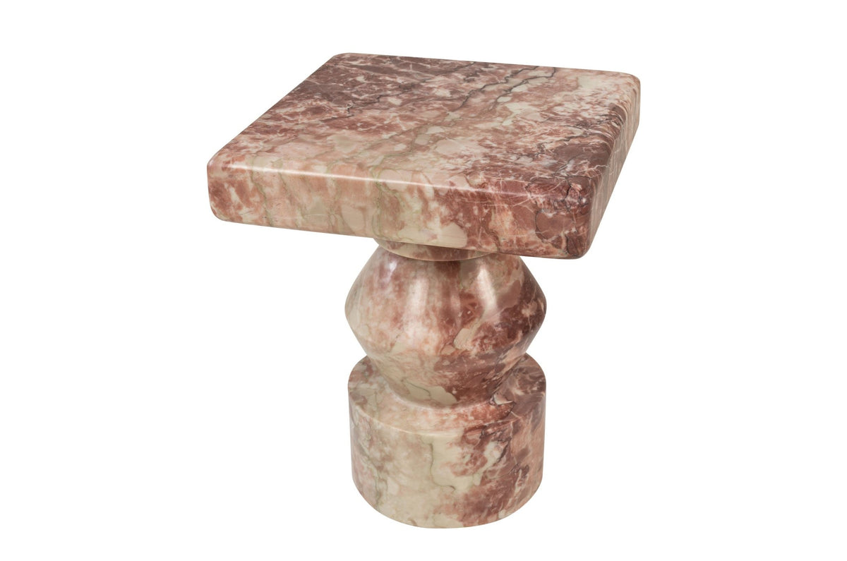 Table d'appoint en marbre rose 30,5x37cm Ghia - Versmissen - The Cool Republic