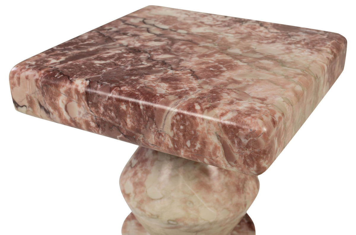 Table d'appoint en marbre rose 30,5x37cm Ghia - Versmissen - The Cool Republic