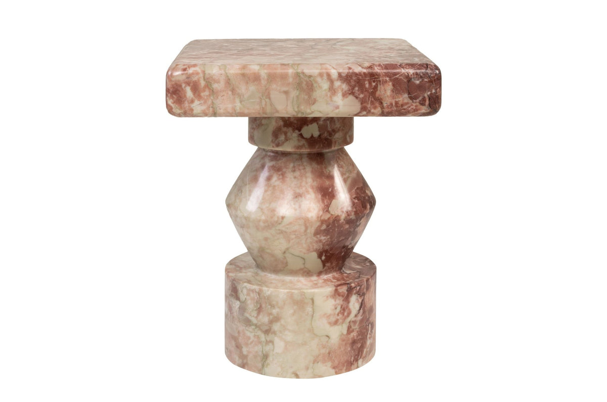 Table d'appoint en marbre rose 30,5x37cm Ghia - Versmissen - The Cool Republic