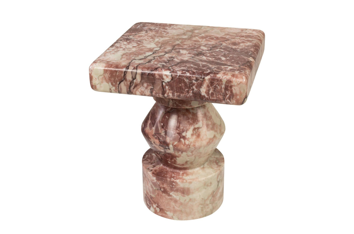 Table d'appoint en marbre rose 30,5x37cm Ghia - Versmissen - The Cool Republic