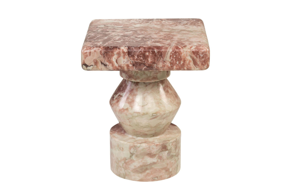 Table d'appoint en marbre rose 30,5x37cm Ghia - Versmissen - The Cool Republic