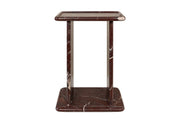 Table d'appoint en marbre rosso levanto foncé 30,5x23x41,5cm Selwyn - versmissen - The Cool Republic