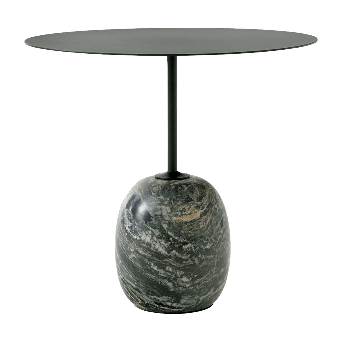 Table d'appoint en marbre vert 45 cm Lato LN9 - &tradition - The Cool Republic