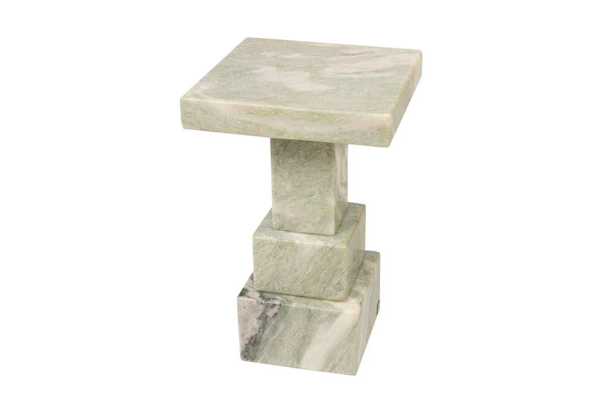 Table d'appoint en marbre vert clair 30,5x48,5cm Arden - Versmissen - The Cool Republic