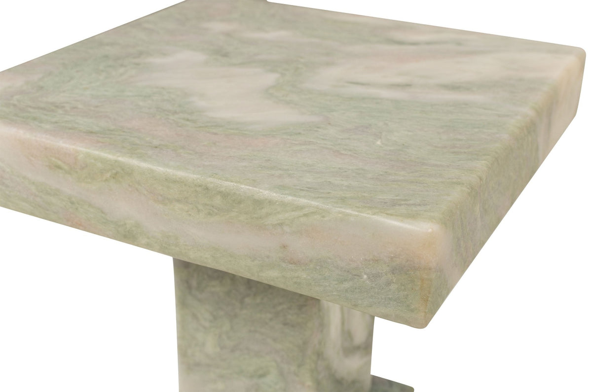 Table d'appoint en marbre vert clair 30,5x48,5cm Arden - Versmissen - The Cool Republic