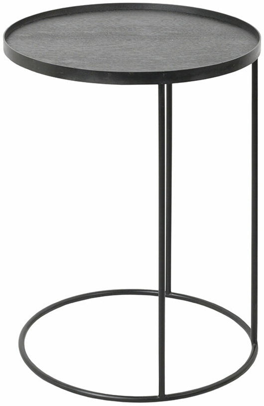 Table d'appoint en métal à plateau rond S - Ethnicraft Accessories - The Cool Republic