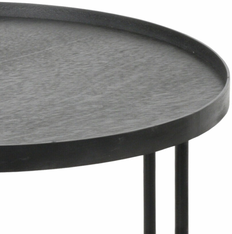 Table d'appoint en métal à plateau rond S - Ethnicraft Accessories - The Cool Republic