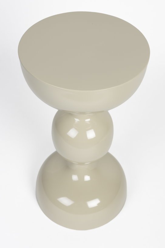 Table d'appoint en métal blanc ivoire 31x59cm Nova - The Cool Republic - The Cool Republic