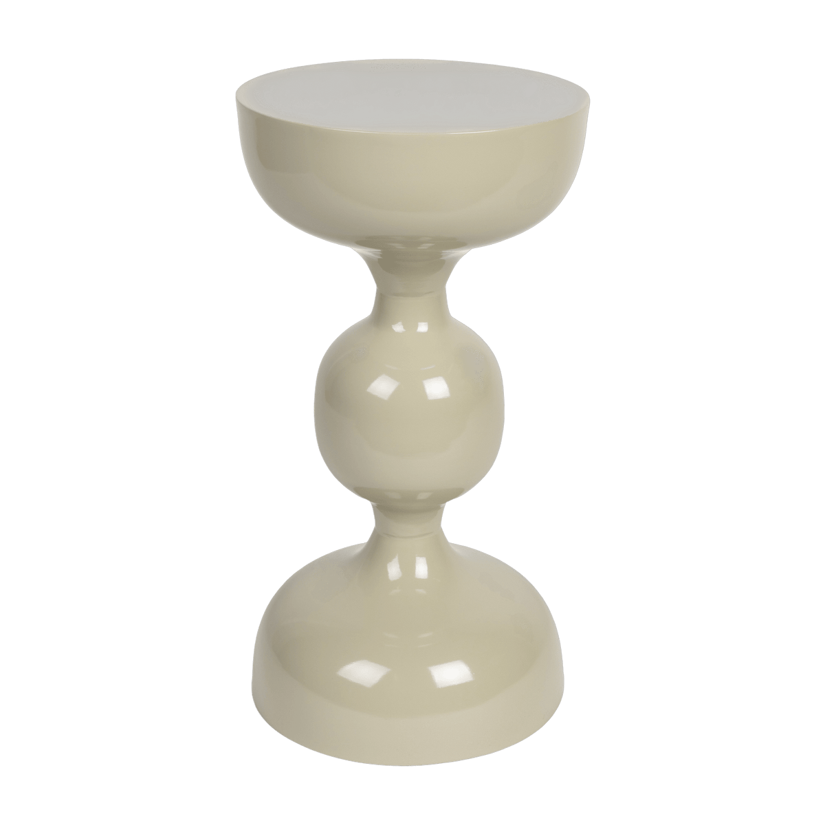 Table d'appoint en métal blanc ivoire 31x59cm Nova - The Cool Republic - The Cool Republic