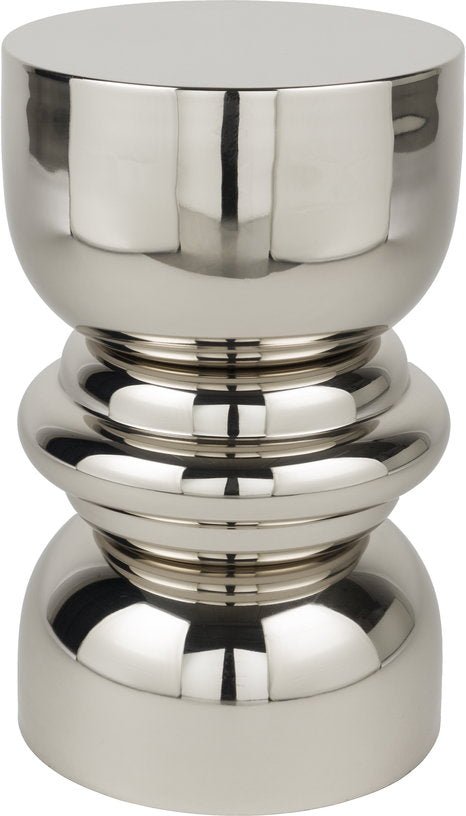 Table d'appoint en métal chromé 29,5x48cm Zilo - The Cool Republic - The Cool Republic