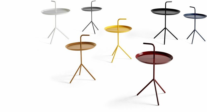 Table d'appoint en métal gris DLM - HAY - The Cool Republic