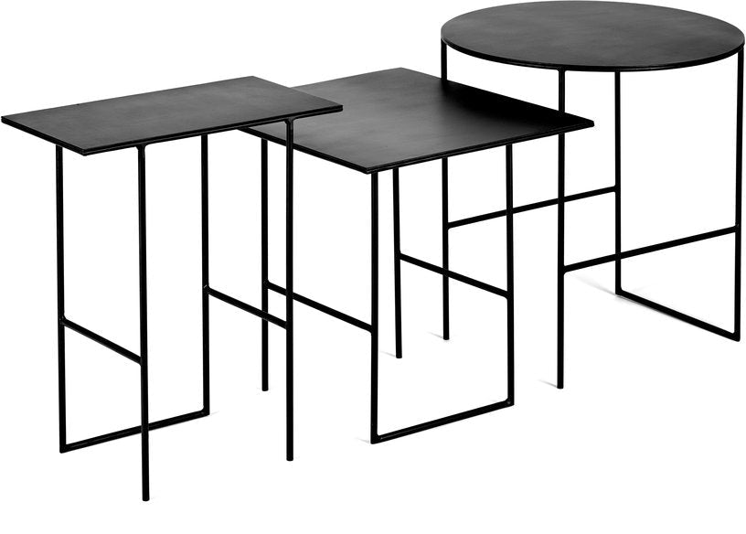 Table d'appoint en métal noir 19 x 35 cm Cico - Serax - The Cool Republic