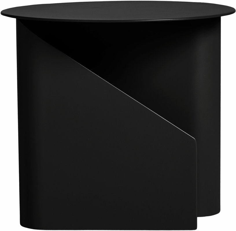 Table d'appoint en métal noir 36x40cm Sentrum - Woud - The Cool Republic