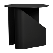 Table d'appoint en métal noir 36x40cm Sentrum - Woud - The Cool Republic