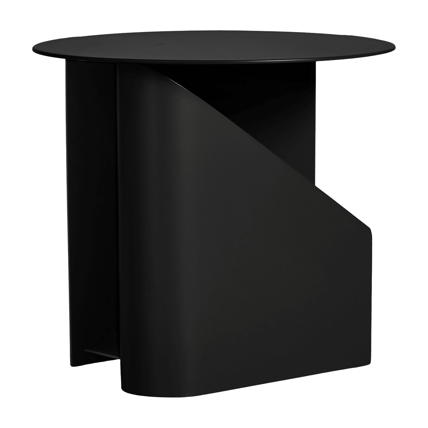 Table d'appoint en métal noir 36x40cm Sentrum - Woud - The Cool Republic