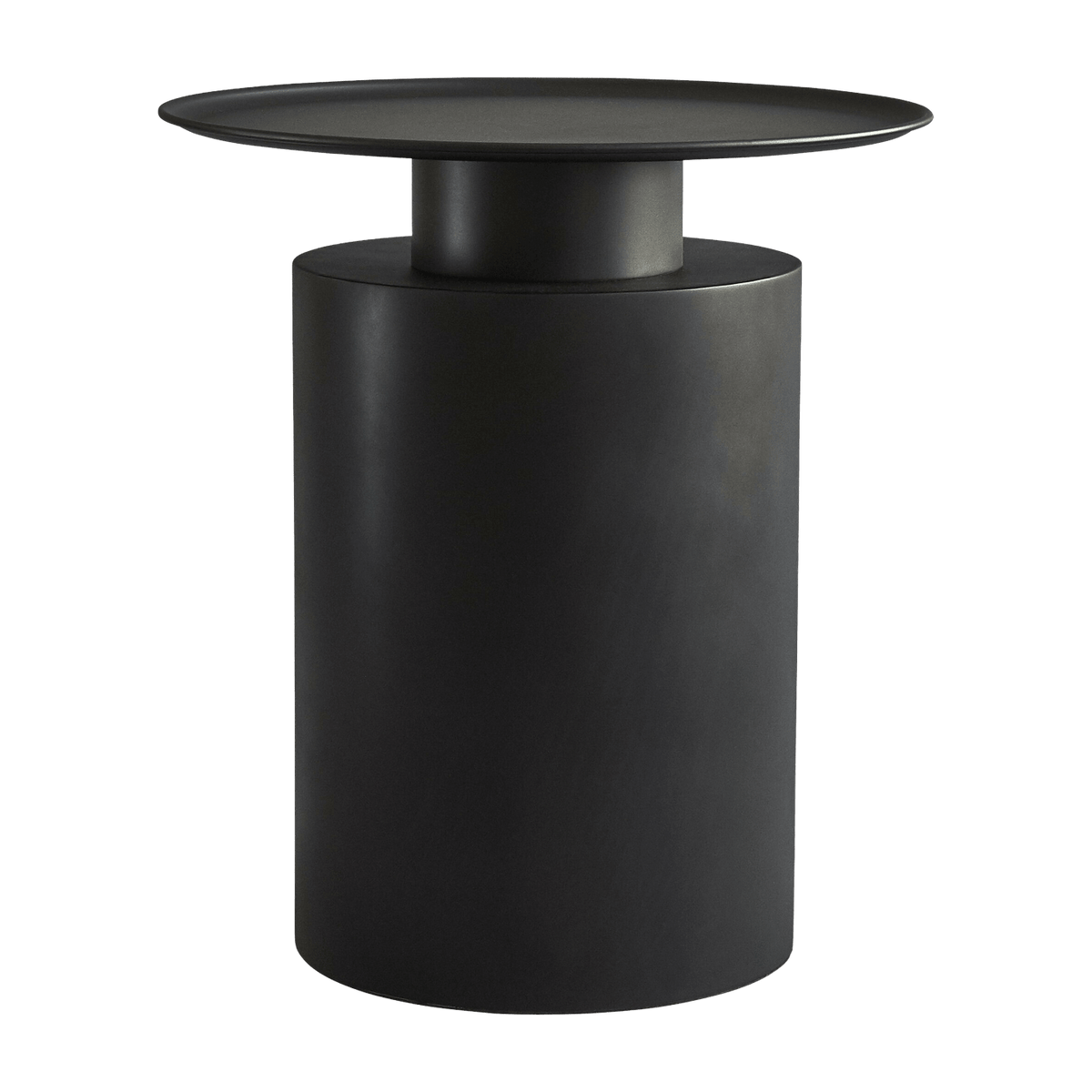 Table d'appoint en métal noire 50 cm Pillar - 101 Copenhagen - The Cool Republic