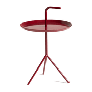 Table d'appoint en métal rouge cerise DLM - HAY - The Cool Republic