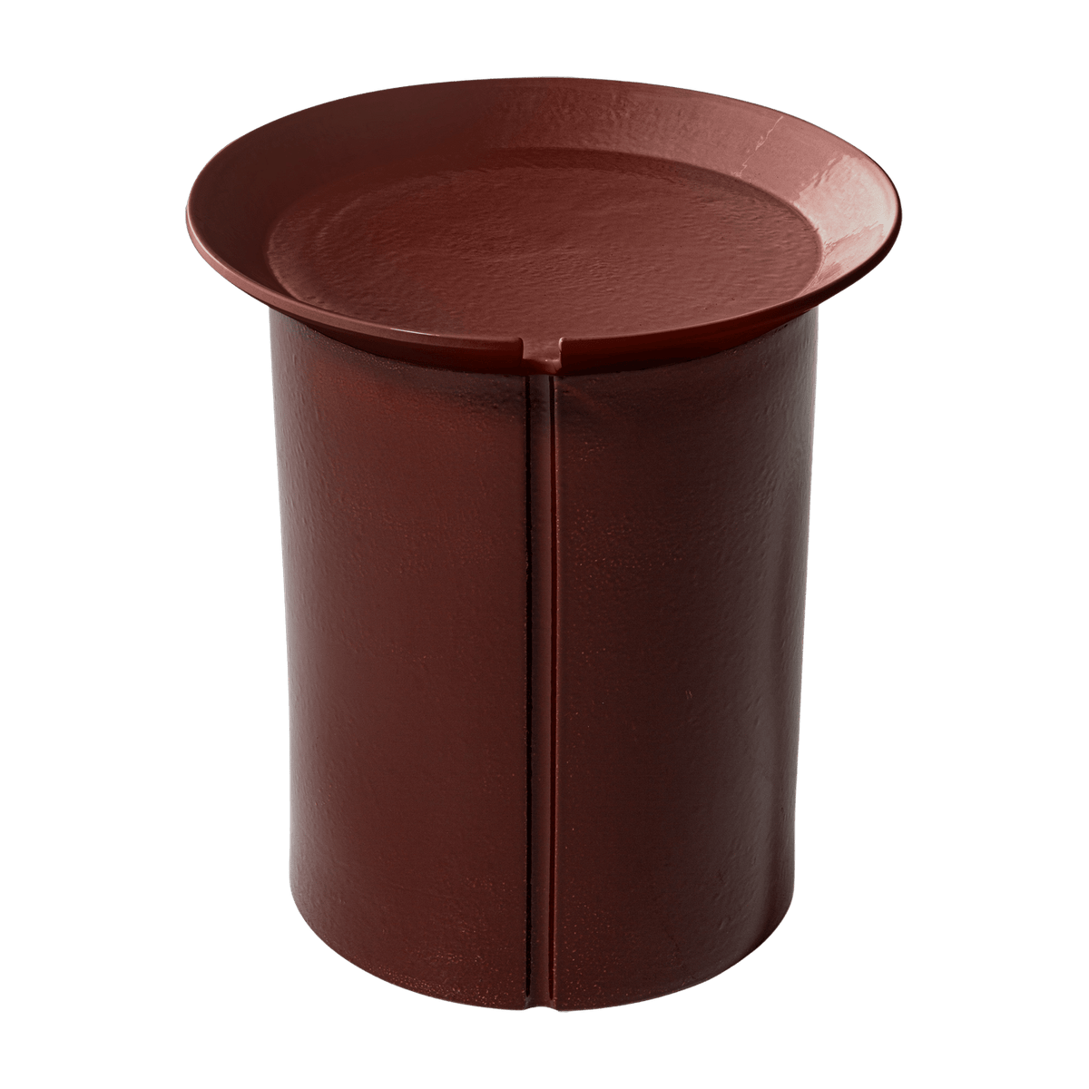 Table d'appoint en millgres rouge Brise 43 - Gervasoni - The Cool Republic