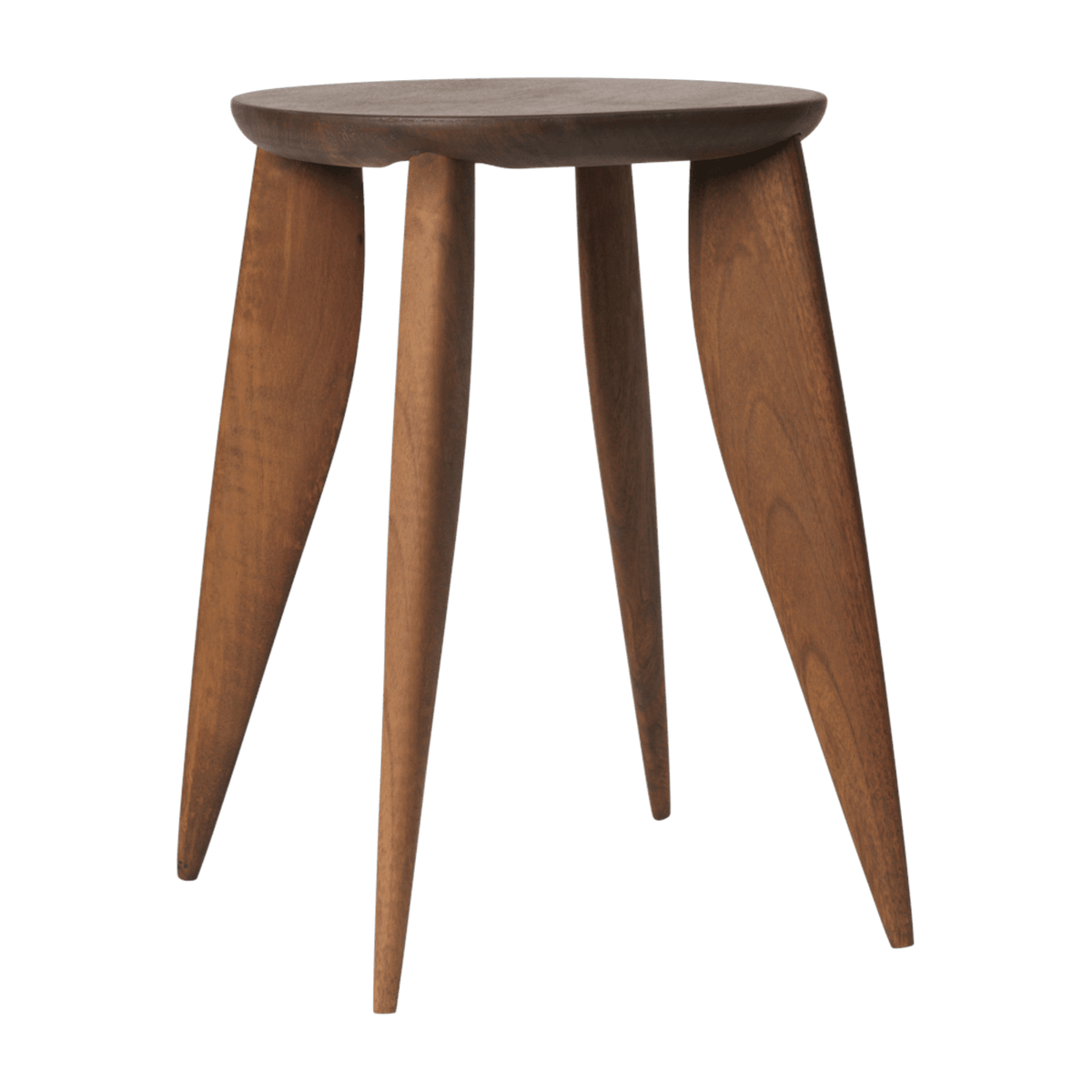 Table d'appoint en noyer 42x45cm Feve - Ferm living - The Cool Republic