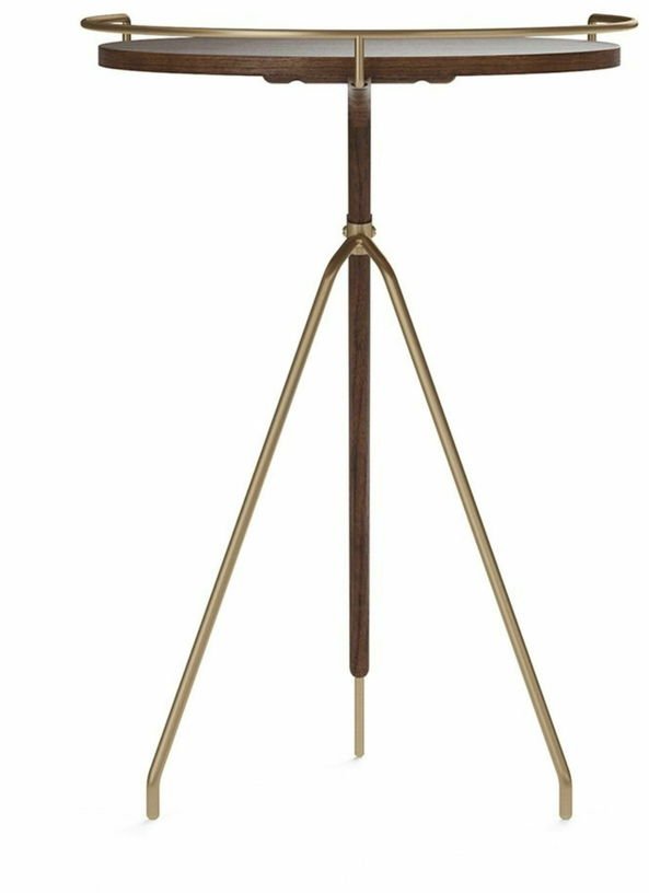 Table d'appoint en noyer massif 60 cm Umanoff - Audo - The Cool Republic