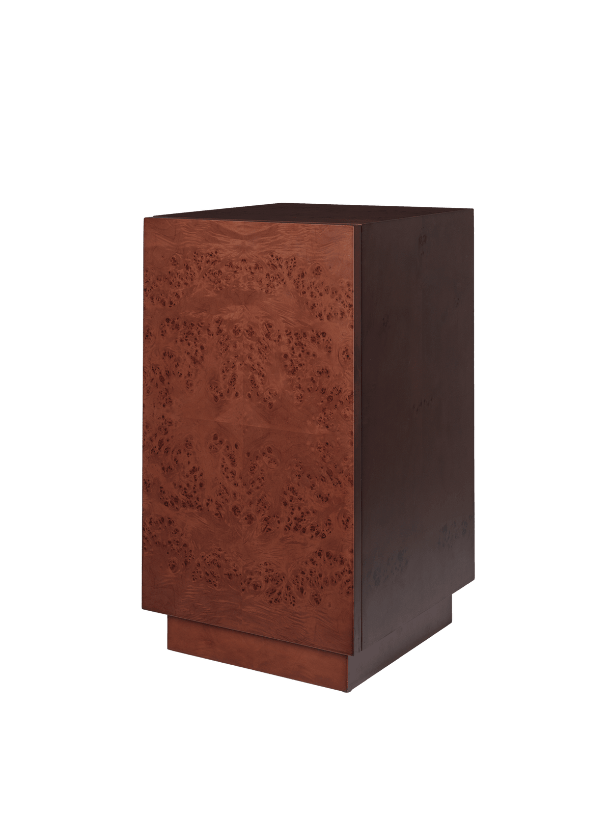 Table d'appoint en peuplier vernis teinté foncé 35 x 35 x 67 cm Burl - Ferm Living - The Cool Republic
