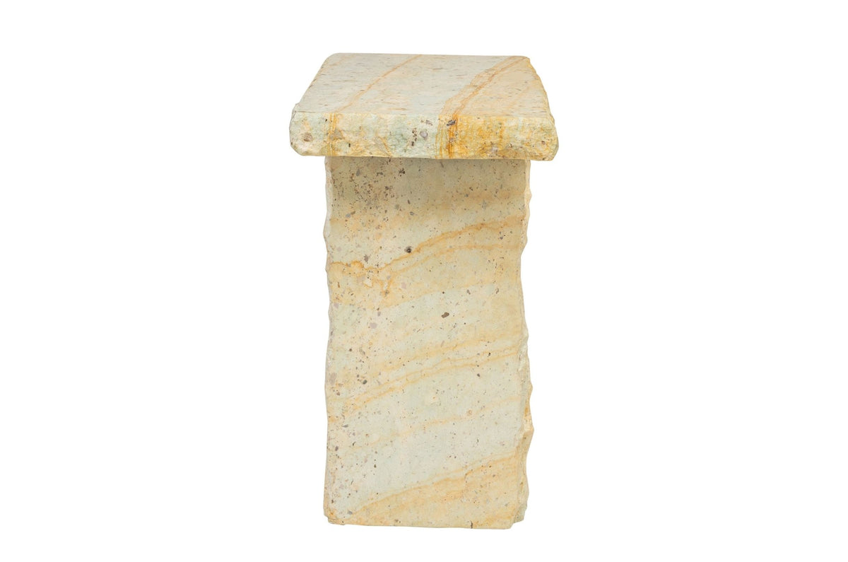 Table d'appoint en pierre verte 76x30x55cm Sam - Versmissen - The Cool Republic