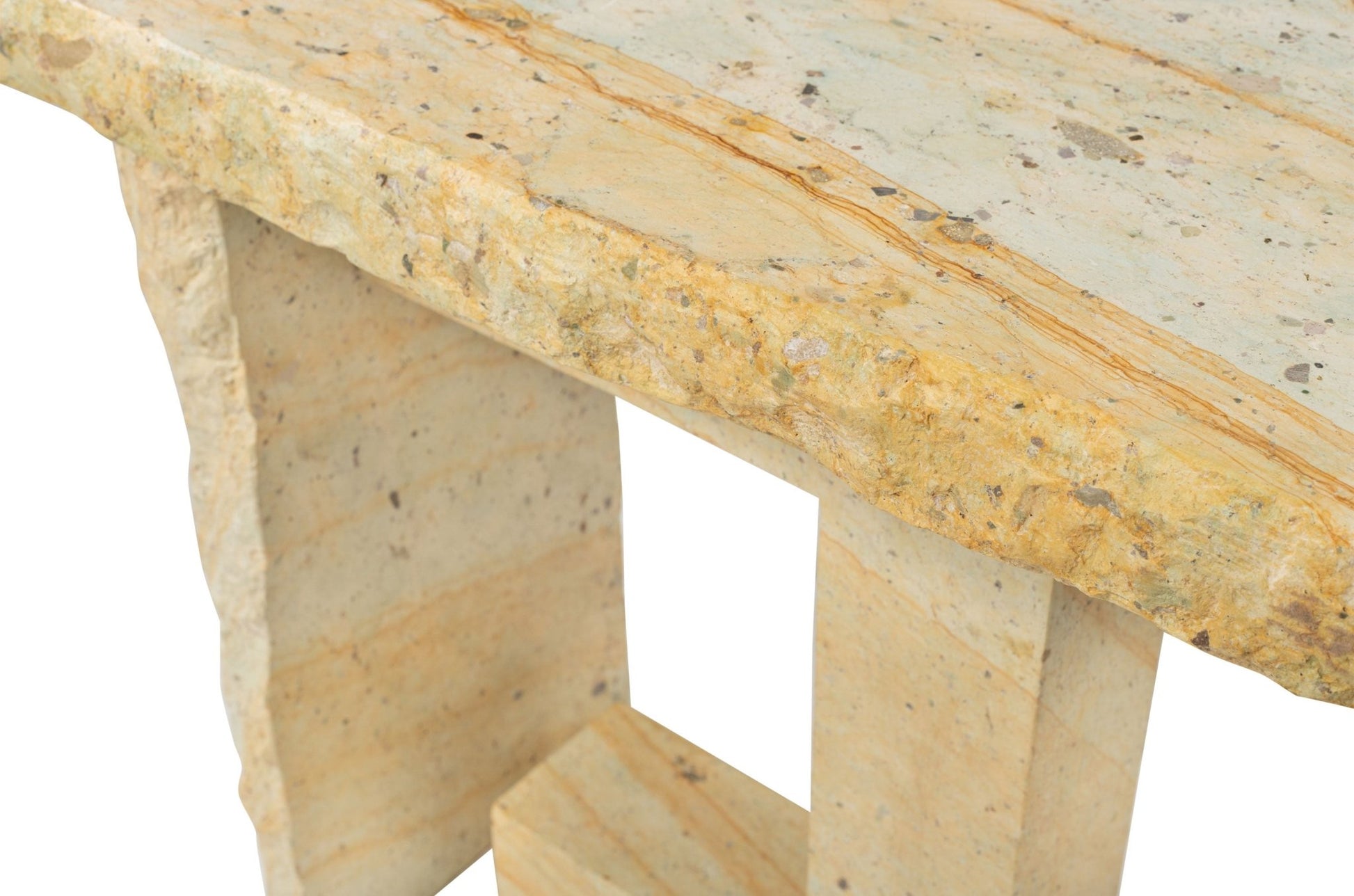 Table d'appoint en pierre verte 76x30x55cm Sam - Versmissen - The Cool Republic