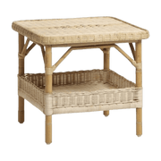 Table d'appoint en rotin naturel 51 cm Nantucket - KOK - The Cool Republic